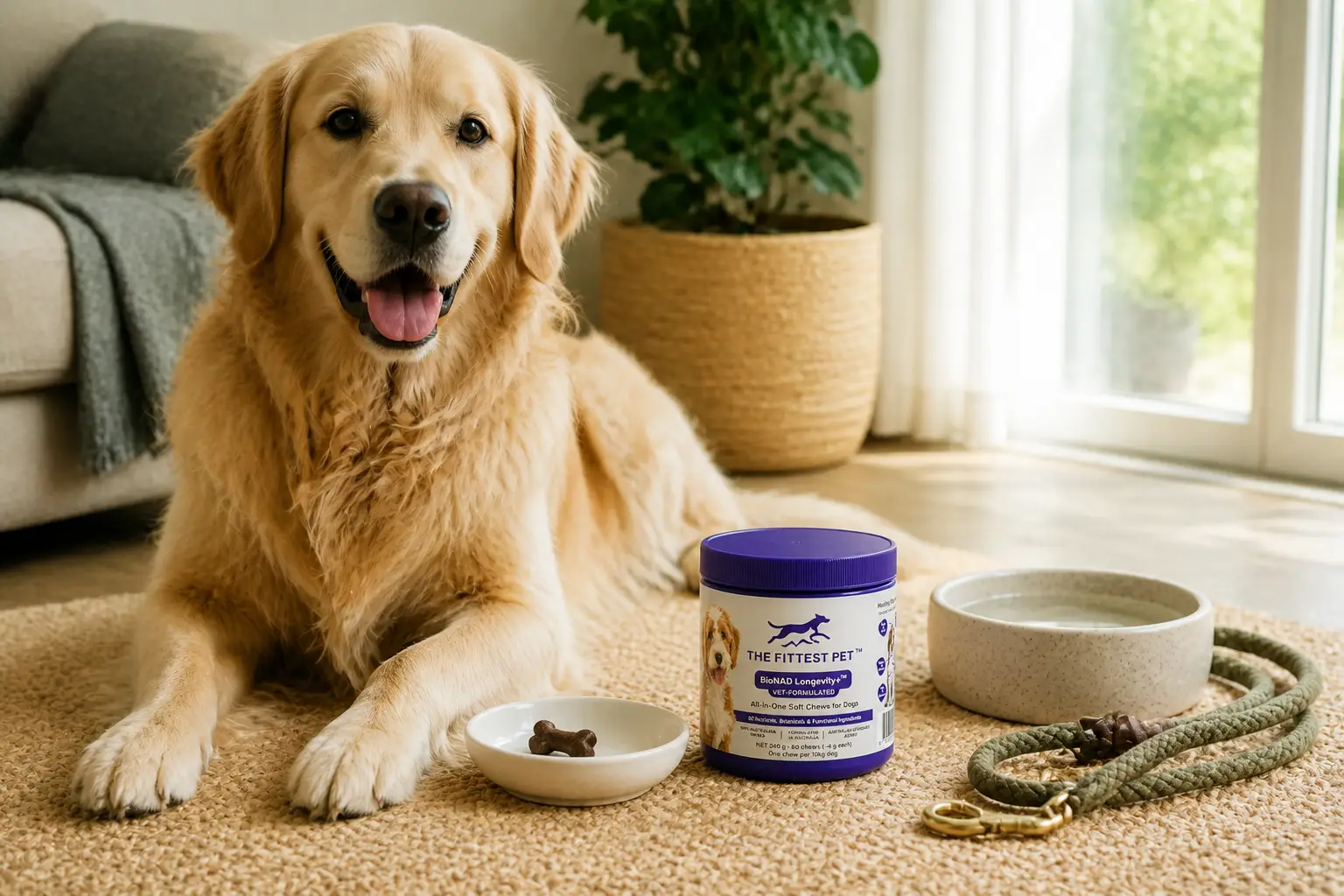 Fittest Pet - Golden Retriever with BioNAD